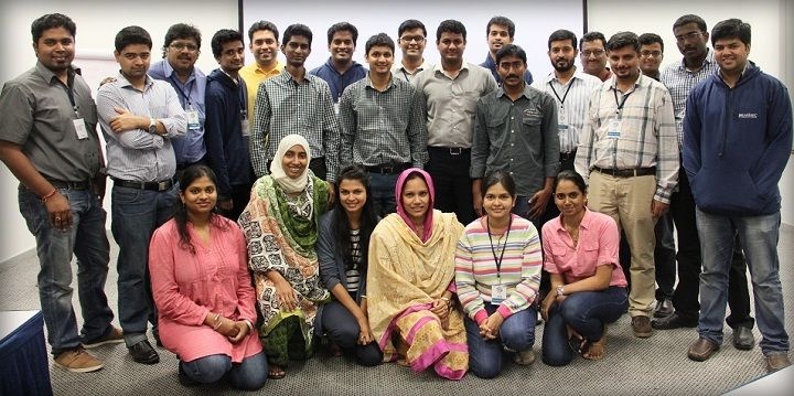 Group photograph of finalists at the 2013 ISB iDiya social venture competition