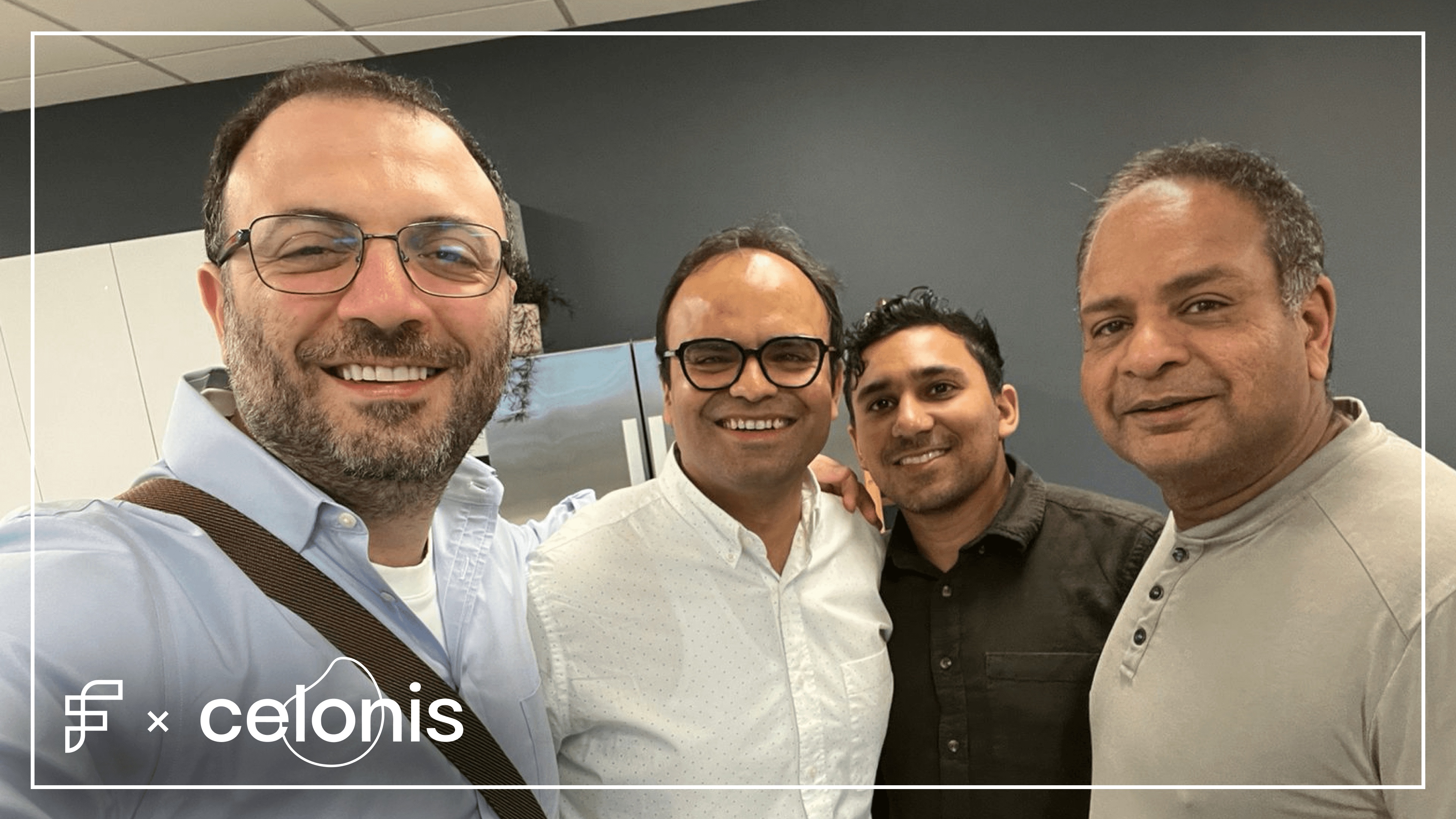 Vinayak Ramesh, third from left, with a group in the photograph accompanying Ikigai’s acquisition retrospective.