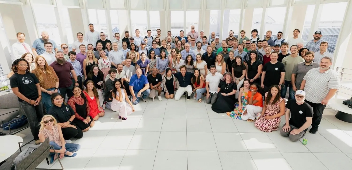 Virtru team gathered for a company photograph in 2025