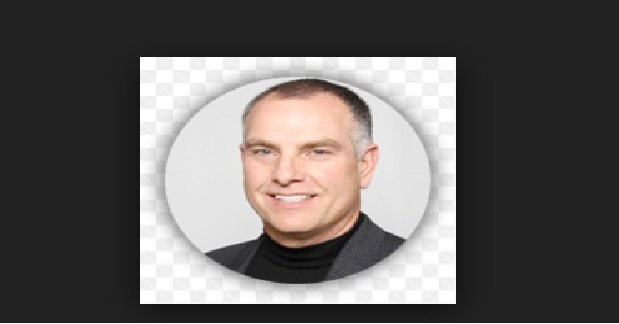 Chris Delfino in a portrait published in a Virtual Financial presentation
