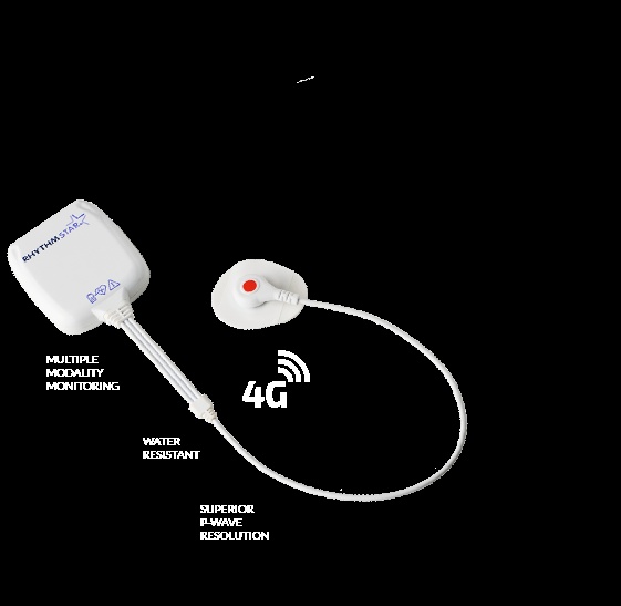 RhythmStar wearable cardiac monitor used by VirtuOx