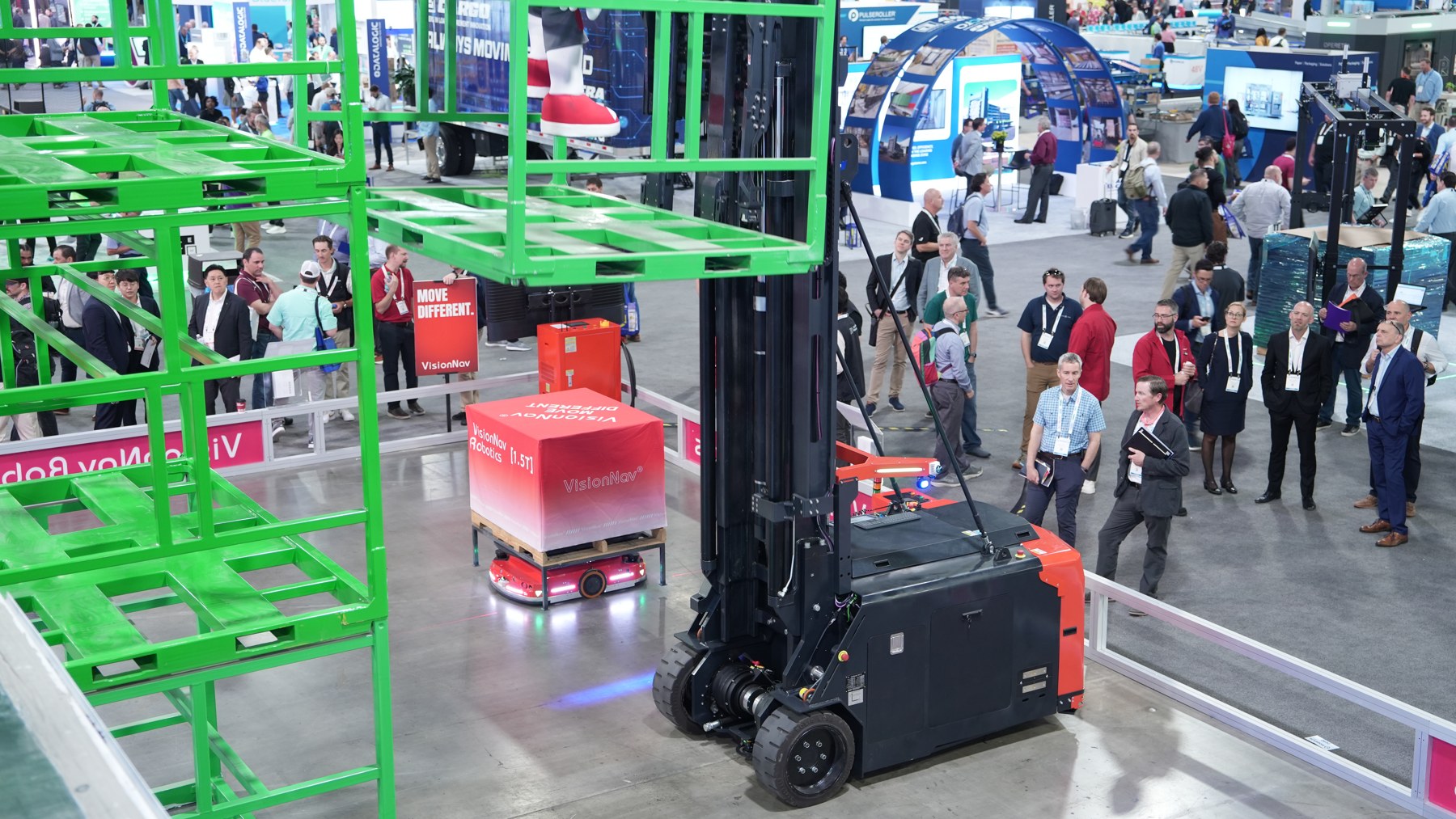VisionNav precision stacking system shown in its May 2026 product announcement
