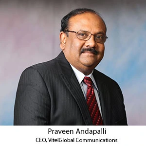 Company-published portrait of CEO Praveen Andapalli