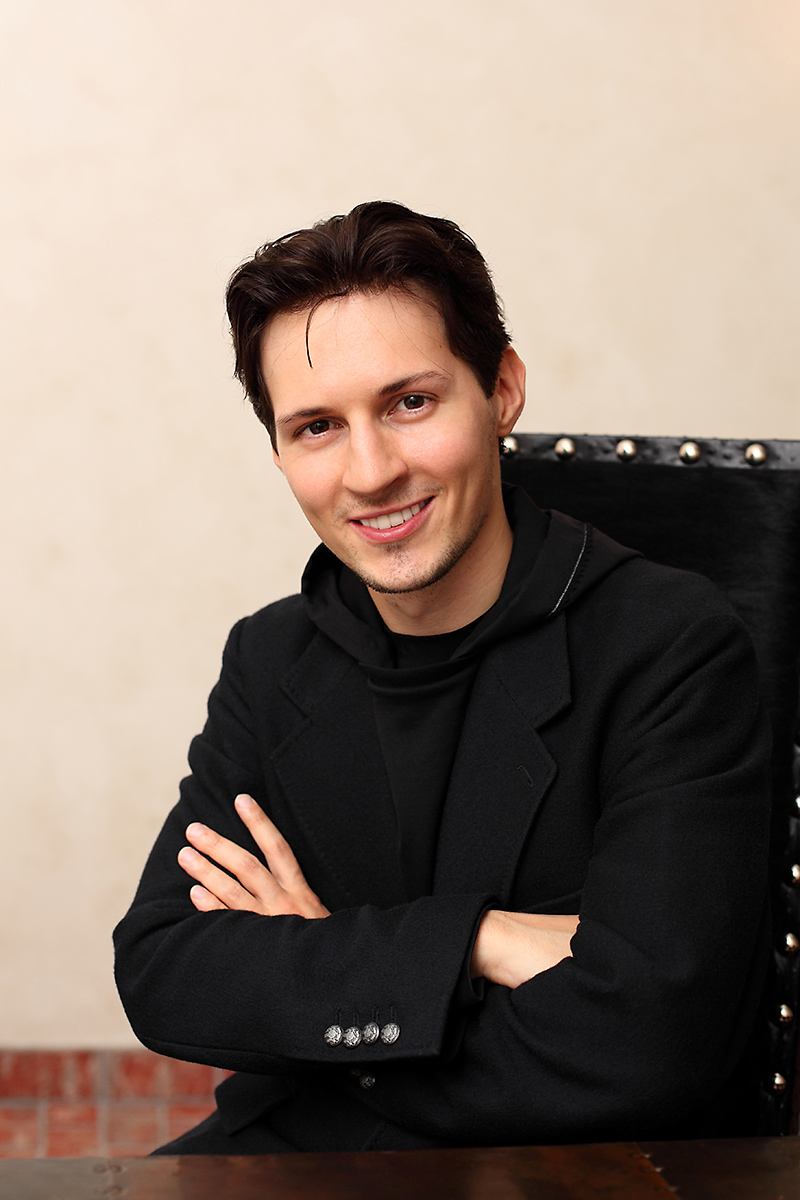 VK co-founder Pavel Durov seated for a portrait in 2012