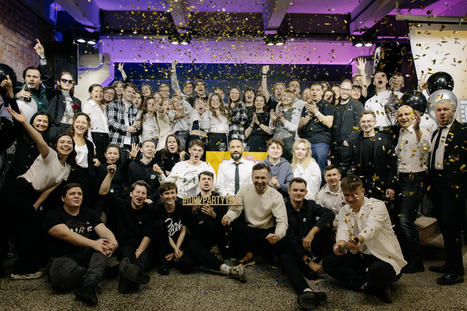 Surf colleagues gathered for a team photograph