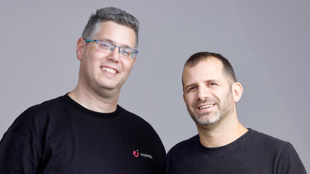 Voyantis co-founders Eran Friendinger, left, and Ido Wiesenberg, right