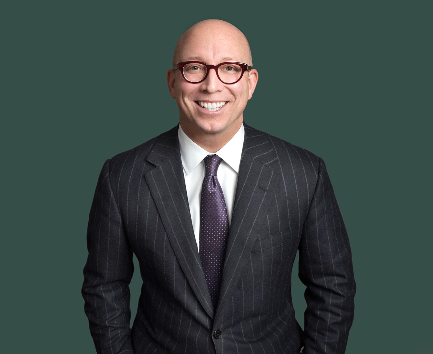 Matt Schreiber, WBI co-CEO and co-chief investment officer, in a dark suit