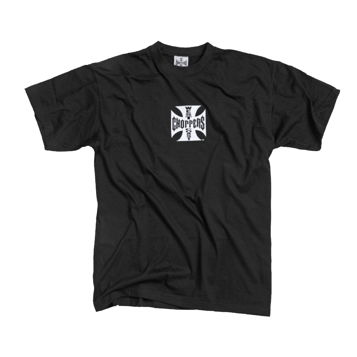 Black West Coast Choppers OG Classic T-shirt with the cross graphic