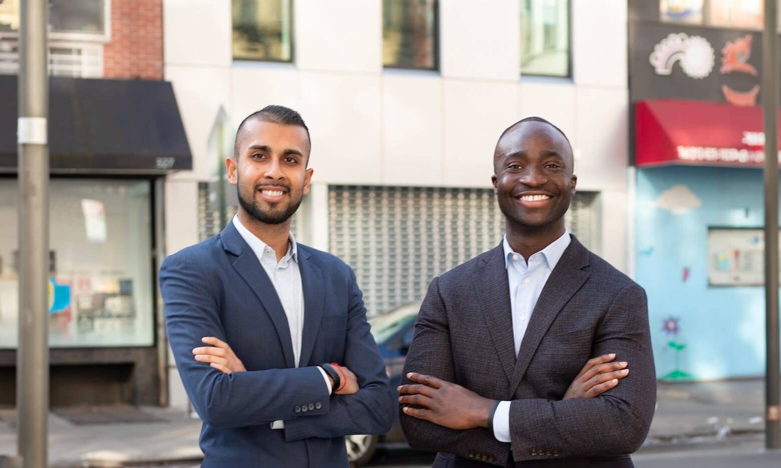 Esusu co-founders Samir Goel and Wemimo Abbey, as featured by Westbound