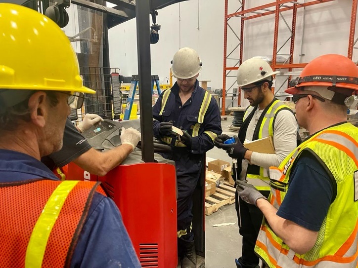 Members of Western Magnesium’s operations team pictured in the company’s June 2022 release