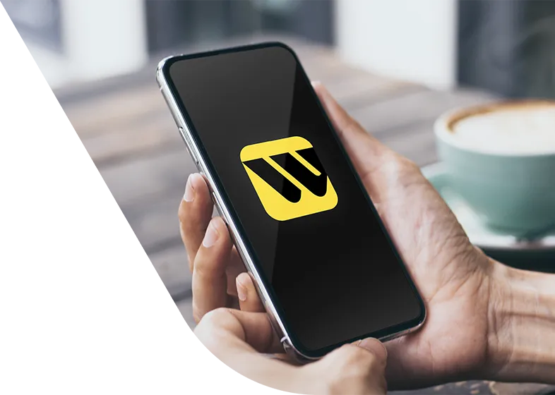 Western Union’s mobile money-transfer app shown on a smartphone