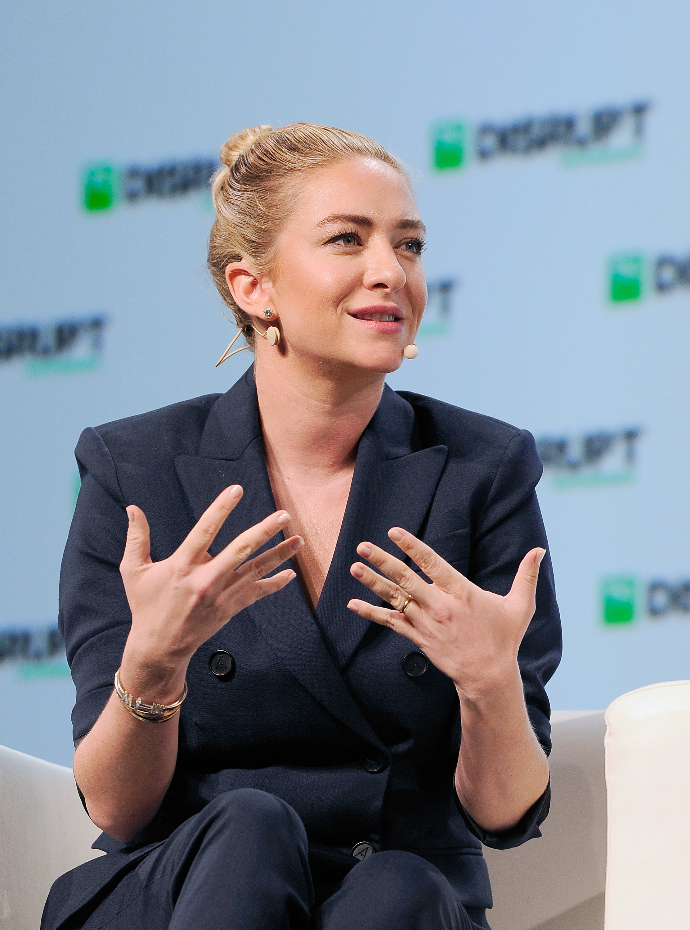 Whitney Wolfe Herd speaking at TechCrunch Disrupt San Francisco 2018