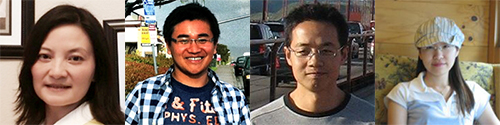 Whova co-founders Yuanyuan Zhou, Weiwei Xiong, Tianwei Sheng and Soyeon Park
