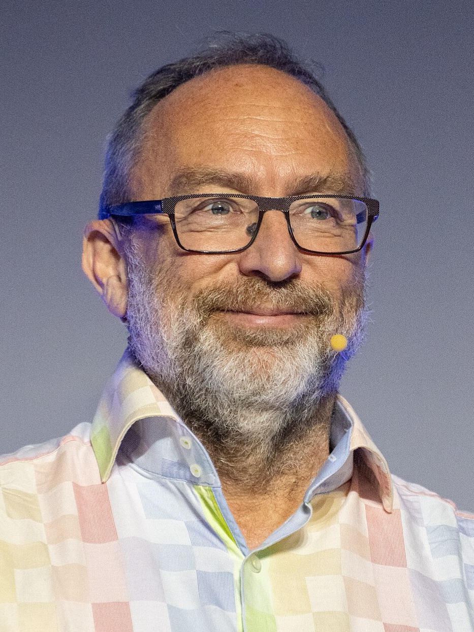 Wikipedia co-founder Jimmy Wales at Wikimania in 2024