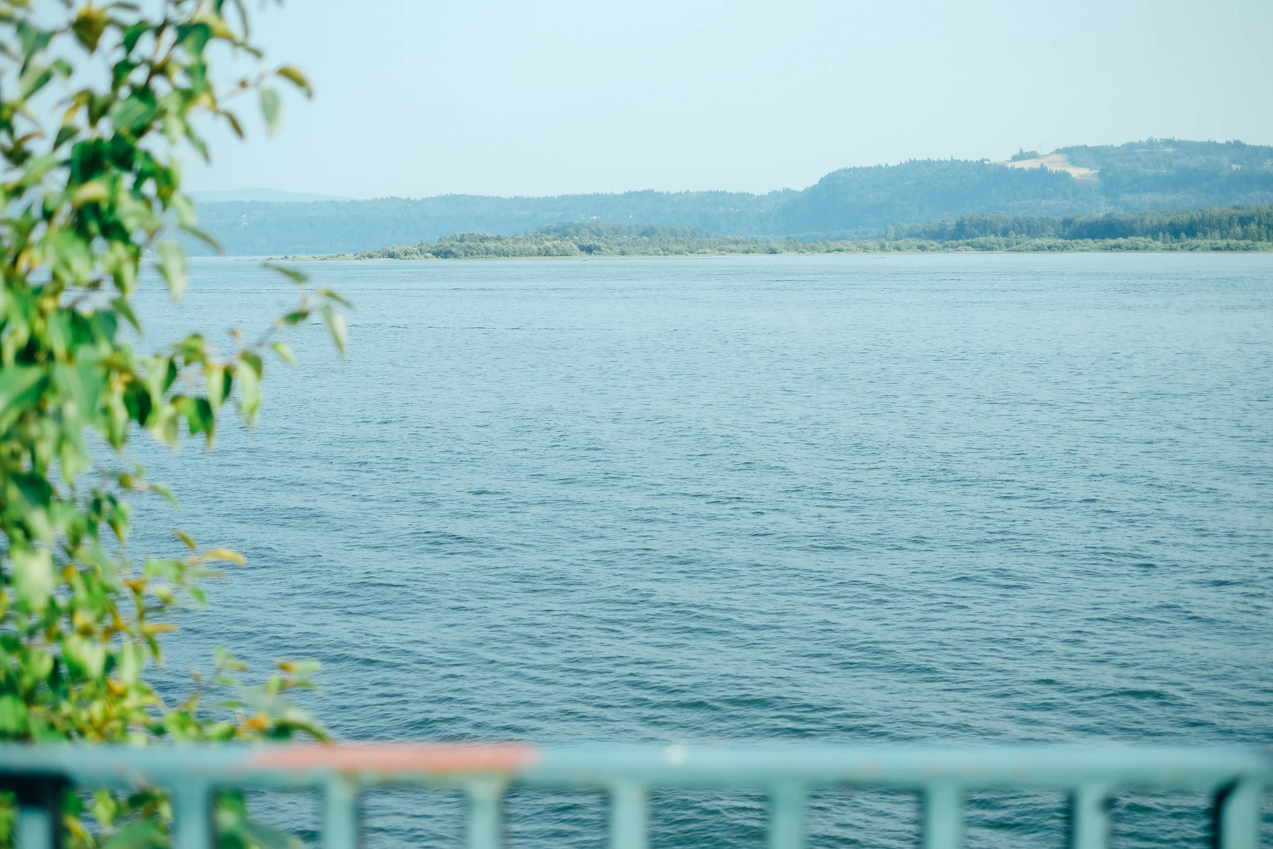 View across the Columbia River from Black Pearl on the Columbia