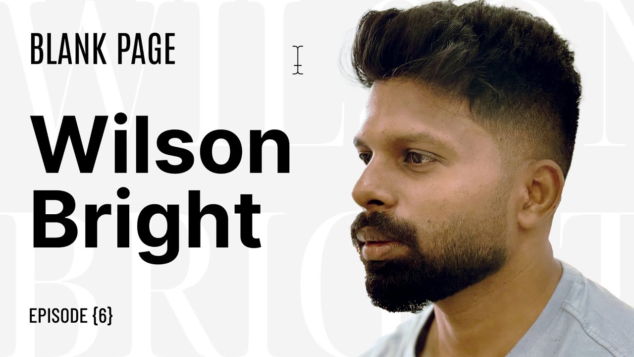 Blank Page episode six artwork featuring Wilson Bright
