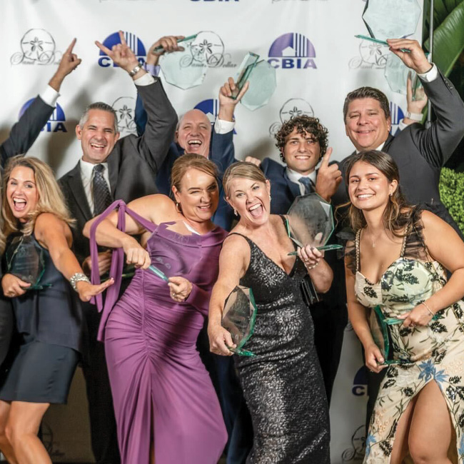Wilson Creative Group team members at the 2022 CBIA awards gala