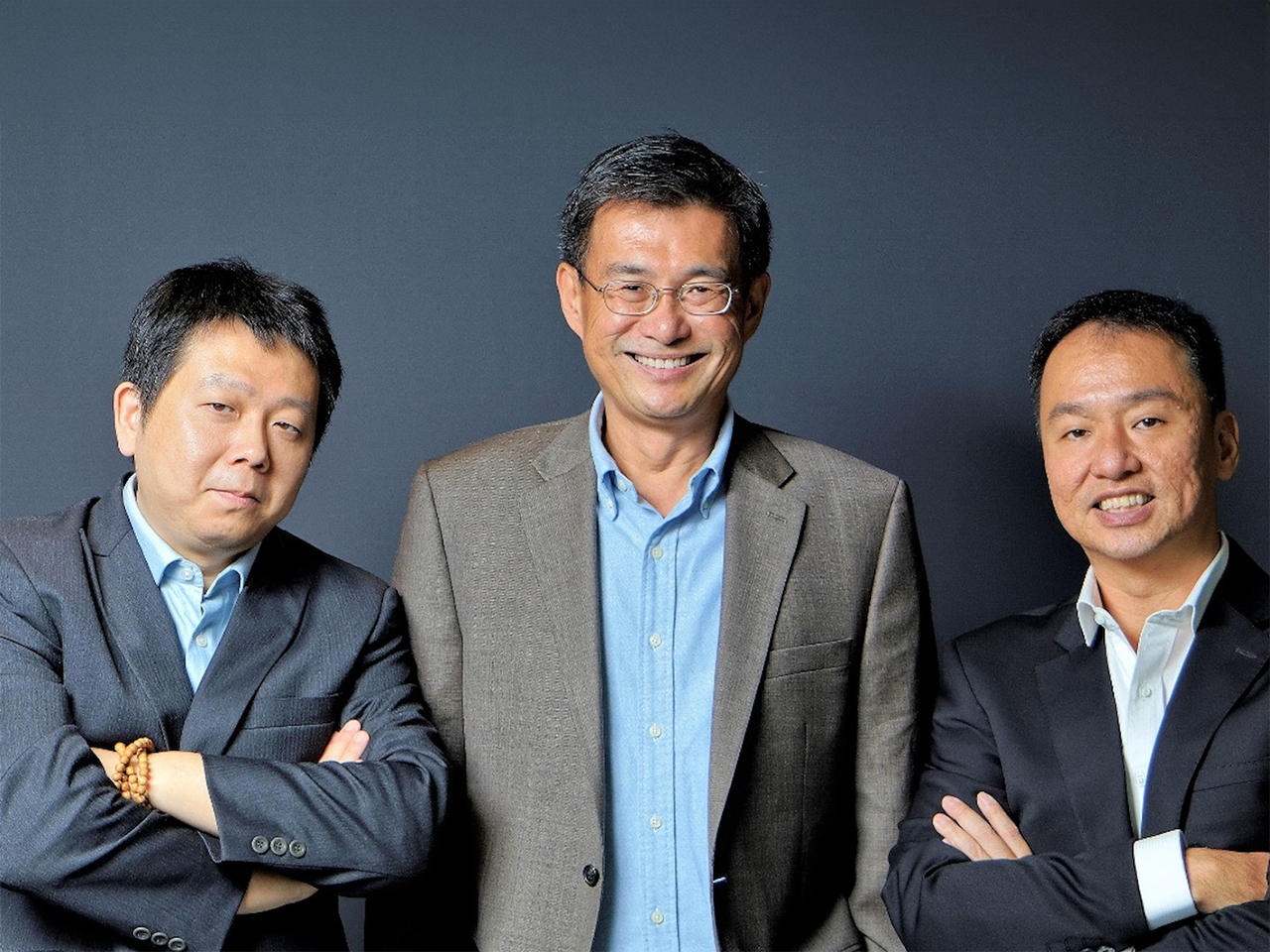 Spark co-founders Ye Ting Song, Wong Joo Seng and Jason Wang standing together