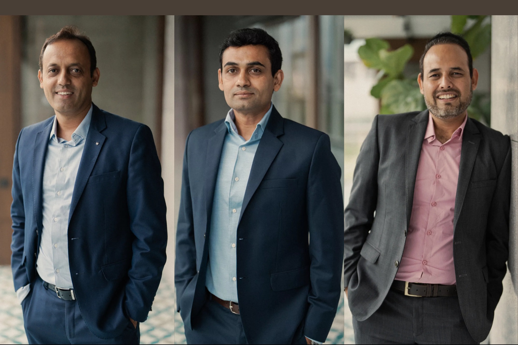 Wooden Street co-founders Lokendra Ranawat, Virendra Ranawat and Dinesh Pratap Singh