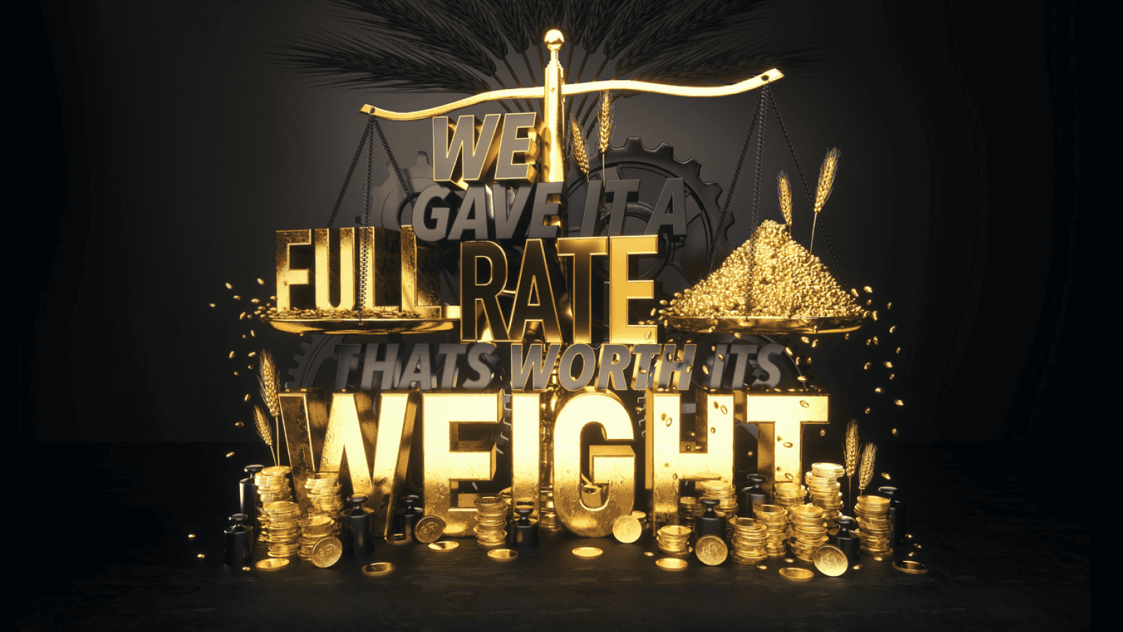 Batalium Amped campaign artwork with the product and dramatic gold typography