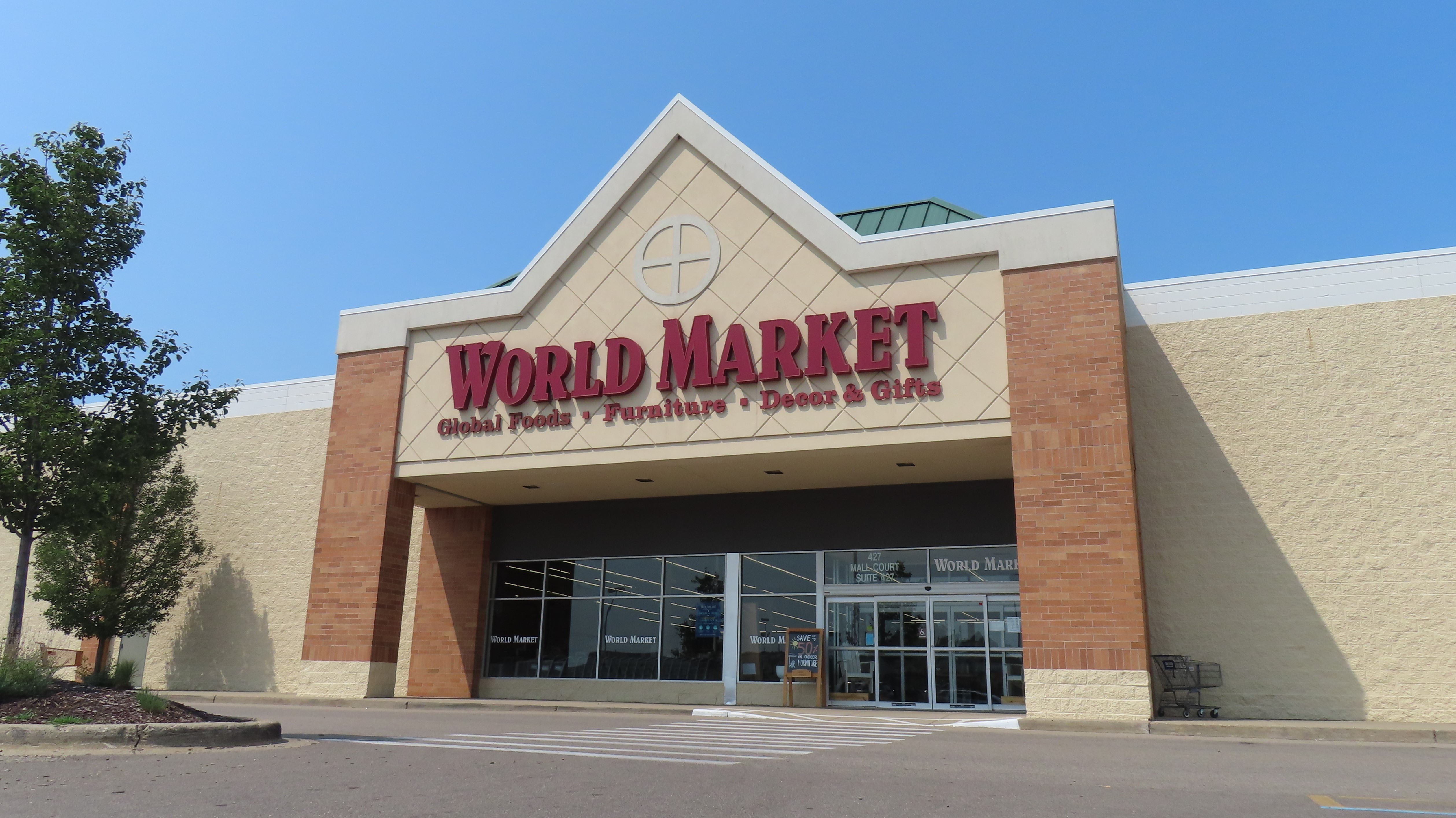 A Cost Plus World Market storefront in Lansing, Michigan