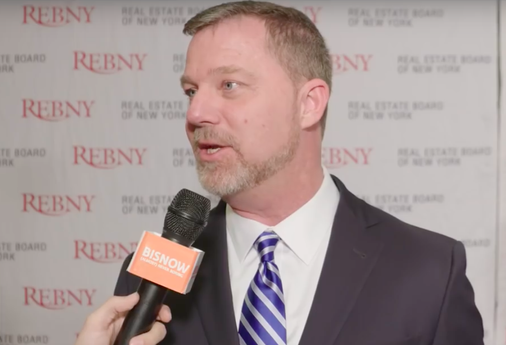 Xceligent co-founder Doug Curry at REBNY’s annual banquet in January 2017
