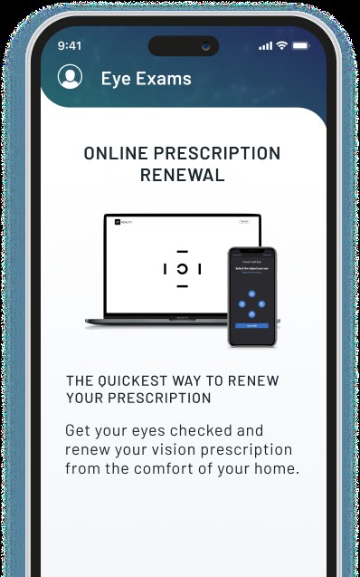 XP Health smartphone graphic for online prescription renewal