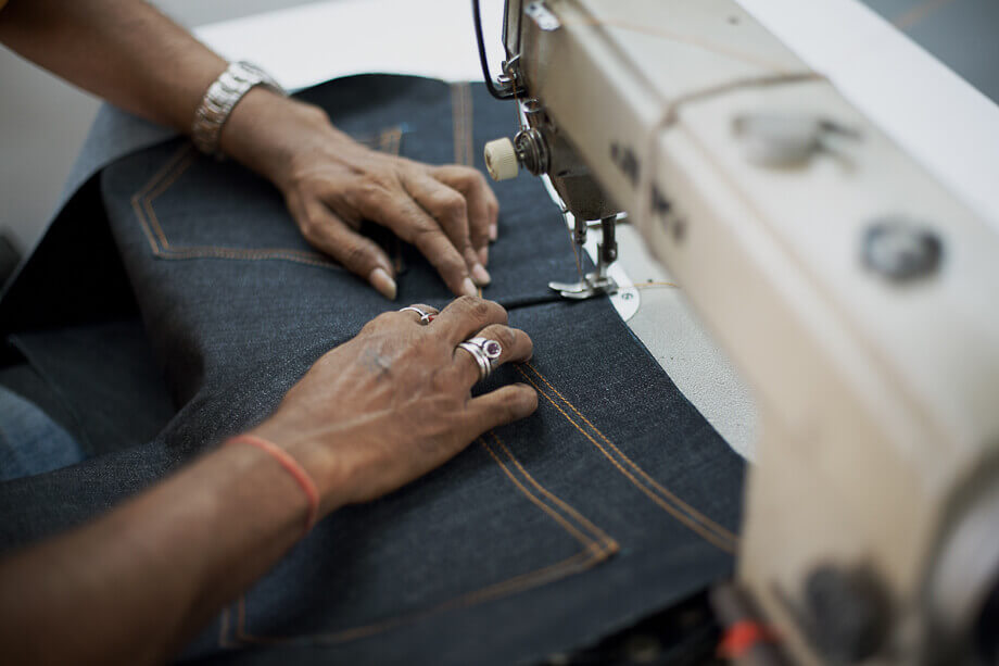 Getwear’s garment-production workshop, shown in Karda’s account of the company