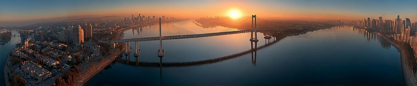 Wide abstract bridge visual used by Yatiri Bio