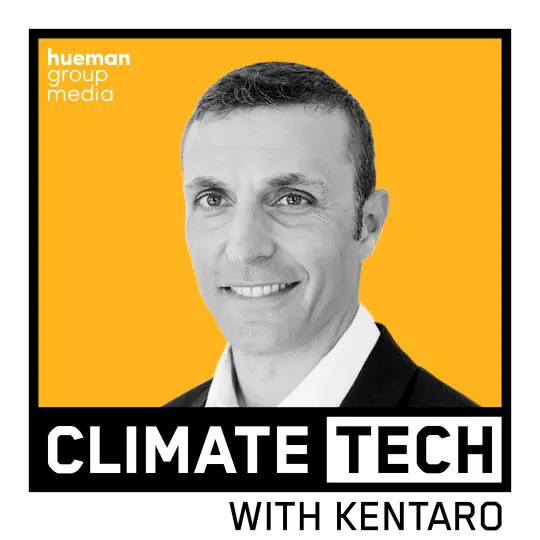 Climate Tech with Kentaro podcast artwork featuring Yoann Hispa