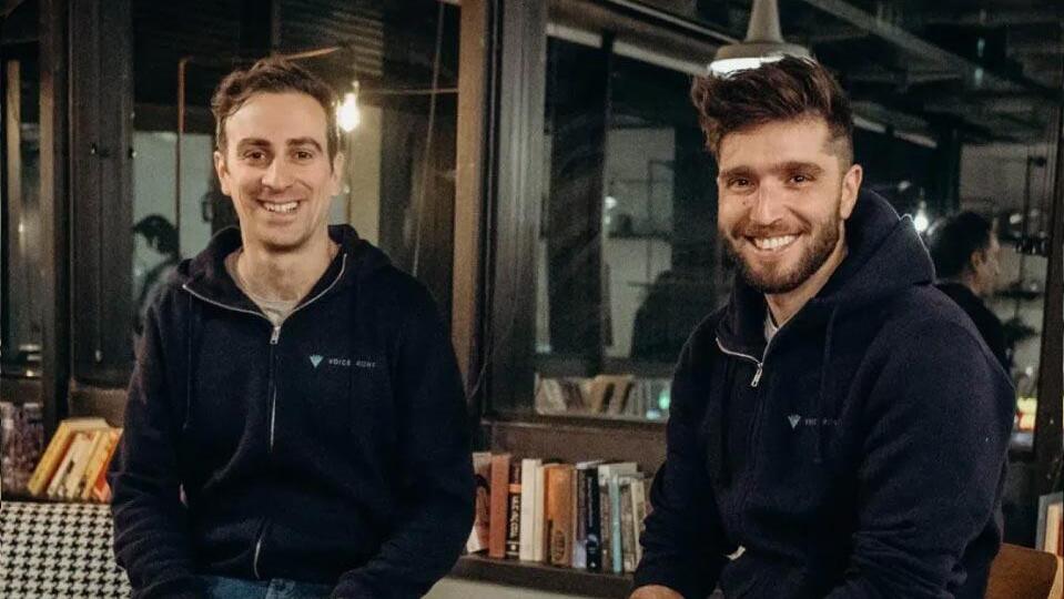 Rep AI co-founders Shauli Mizrahi, left, and Yoav Oz, right, seated together