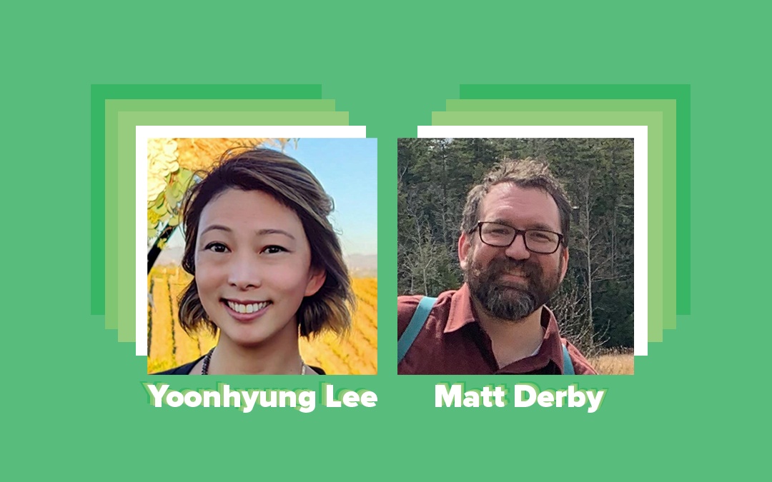 M+R’s announcement graphic showing Yoonhyung Lee at left and Matt Derby at right.