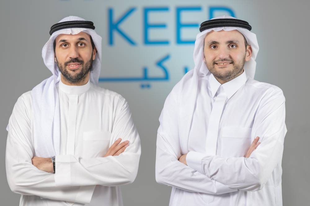 WheeKeep co-founders Amr Almarzouki and Youssuf Fayez in a press photograph