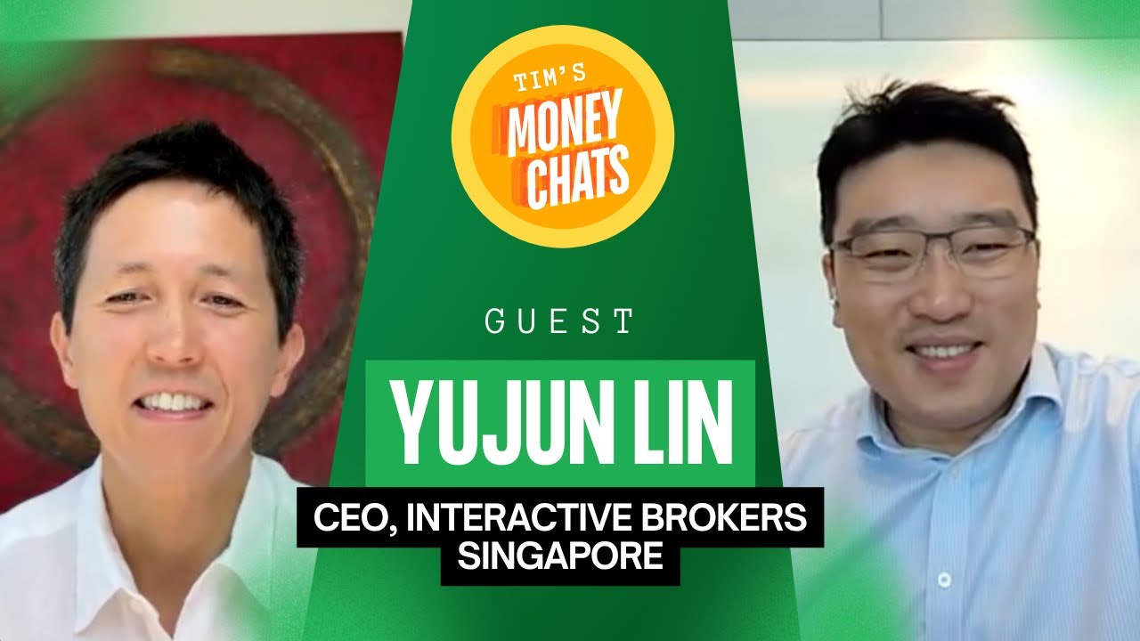 Tim Phillips, left, and Yujun Lin, right, in the promotional image for Tim’s Money Chats