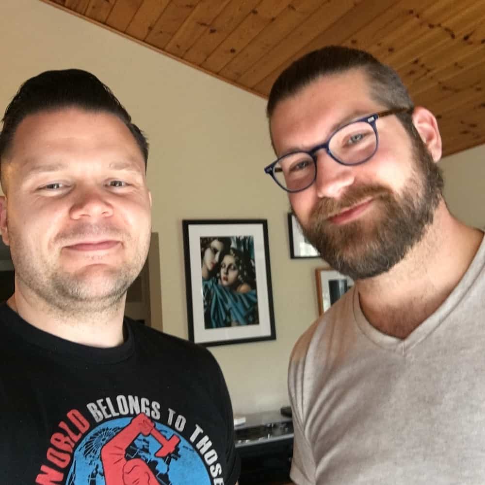 Zack Naylor, left, with Aurelius co-founder Joseph Szczesniak