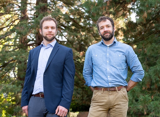 Max Nova and Zack Parisa standing together outdoors