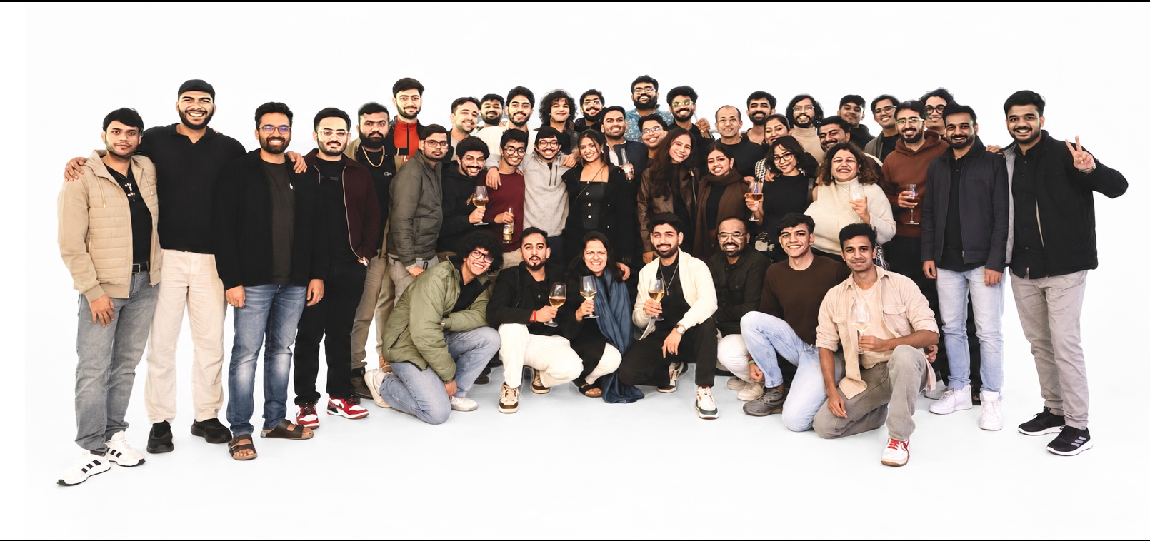 Zamp team gathered for a group photograph, as published on the company careers page