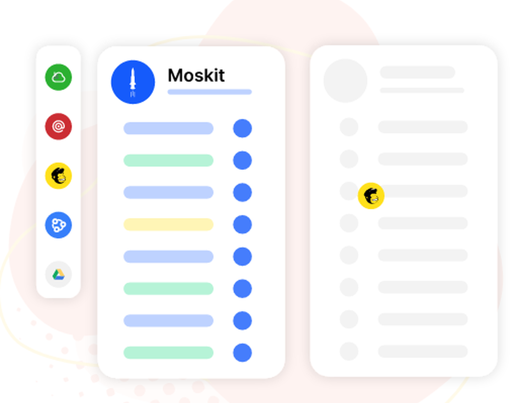 ZapUp product illustration showing fields mapped between two app panels