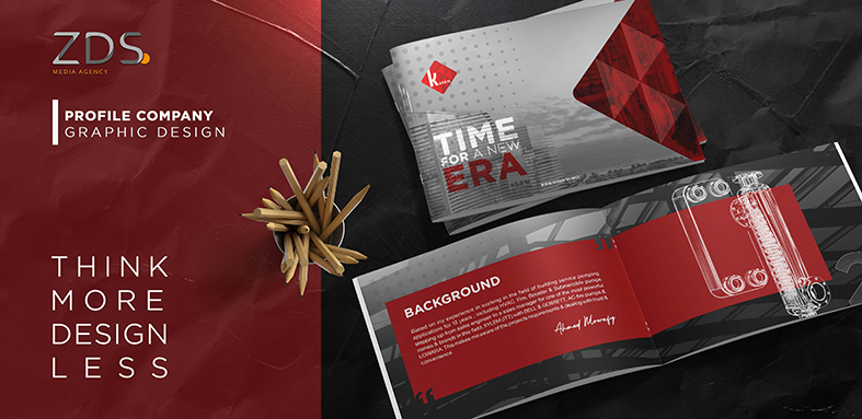 ZDS portfolio presentation of a red, black and white KAYAN company profile