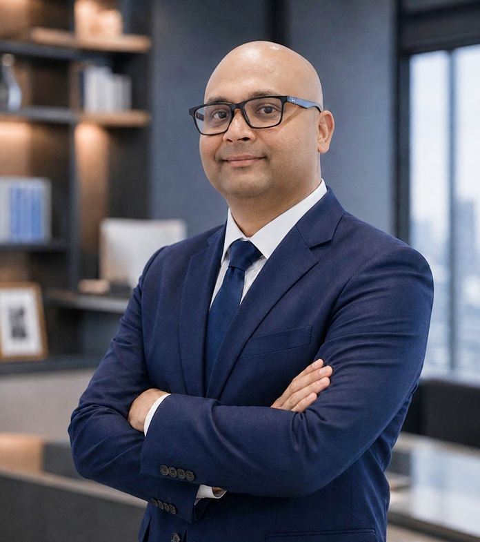Jacob Mathew, Zealogics co-founder and chief executive, in an official company portrait