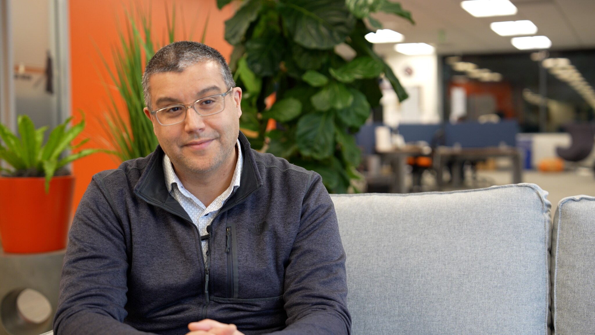 ZEDEDA founder and CEO Said Ouissal seated in an office