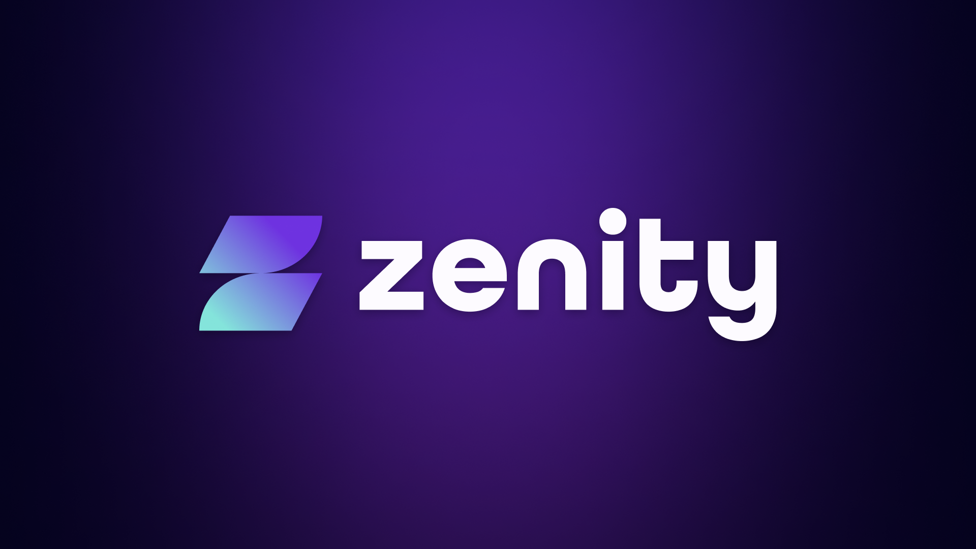 Zenity logo on a dark background
