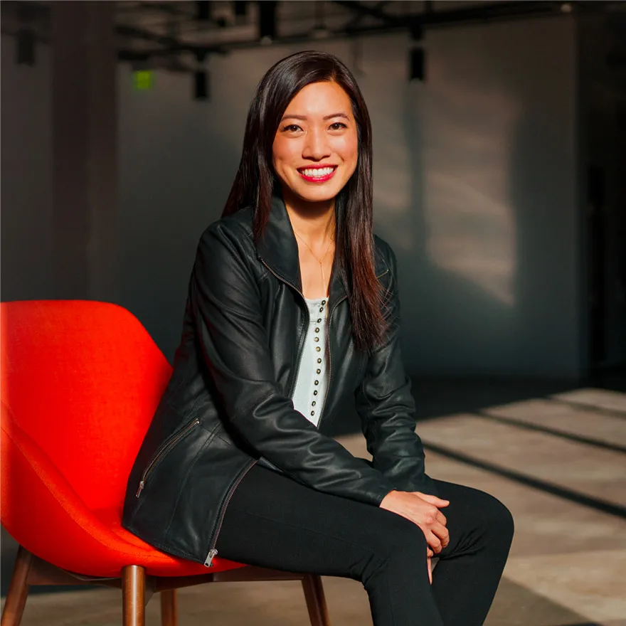Josephine Chen speaking at TechCrunch Disrupt 2022